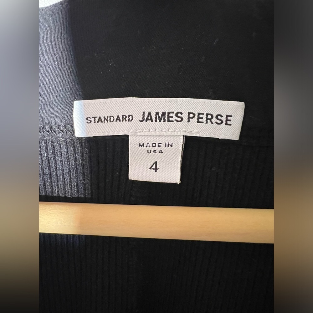 James Perse Standard Rib Henley Dress | 4 - Picture 3 of 8